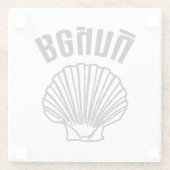 Gin Hoi (Thai Spaß Pun Wordplay) Glasuntersetzer (Rückseite)