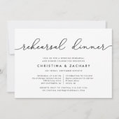 Gin Lane | Probe - Abendessen Einladung (Vorderseite)