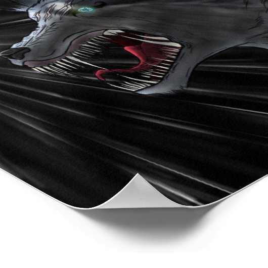 Gin - LavaLamp Kreationen. Poster (Ecke)