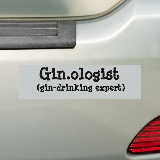 Gin.ologe Autoaufkleber (Auf Auto)