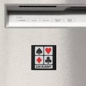 Gin Rummy Magnet (In Situ (Geschirrspüler))