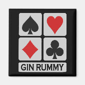 Gin Rummy Magnet (Vorne)