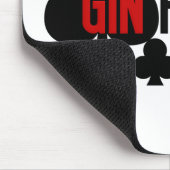 Gin Rummy Player Mousepad (Ecke)
