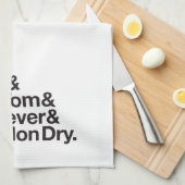 Gin schreibt Bar-Tuch Handtuch (Viertel Falte)