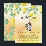 Gin Themed Birthday Party Einladung<br><div class="desc">Die Leute Liebe eines Themas in einem Party. Es ist eine großartige Ausrede, sich zu kleiden, und es macht die ganze Sache noch unvergesslicher, und außerdem werden Sie viel besser aussehende Fotos später auf Instagram! Gin verleiht sich eine Menge lustiger Themen. Sie können sich in einem entspannten Ambiente mit Jazz,...</div>