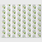 Gin to My Tonic Love Gift Wrapping Paper Geschenkpapier (Flach)