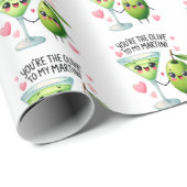 Gin to My Tonic Love Gift Wrapping Paper Geschenkpapier (Rolleneckpunkt)