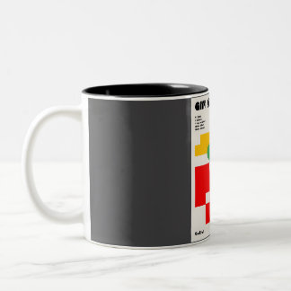 Gin & Tonic Cocktail Kunst Zweifarbige Tasse
