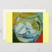 Gin Tonic-Einladung Einladung (Vorne/Hinten)