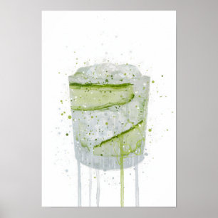 Gin & Tonic 'Gurke' Poster
