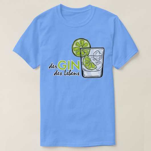 Gin Tonic Longdrink Drinker Party JGA Geschenk 4 T-Shirt (Design vorne)