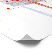 Gin & Tonic 'Pink Grapefruit' Poster (Ecke)