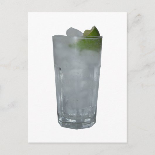 Gin Tonic Postkarte (Vorderseite)