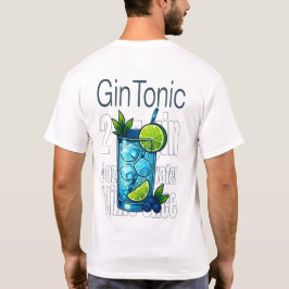 Gin Tonic T-Shirt – Crisp Botanical Cocktail