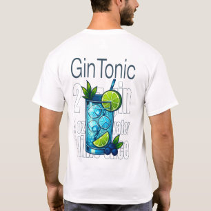 Gin Tonic T-Shirt – Crisp Botanical Cocktail