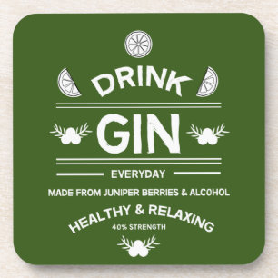 Gin-Trinker Gin-Liebhaber Wohnkultur Bars Se Getränkeuntersetzer