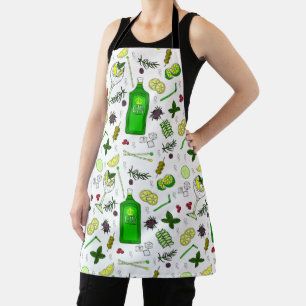 Gin Trinker Mixologist Cocktailparty Schürze