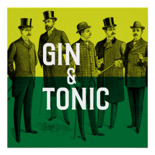 Gin u. Stärkungsmittel Poster