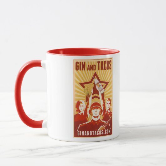 Gin- und Tacoskaffee-Tasse Tasse (Links)