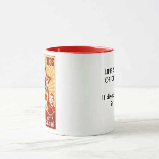 Gin- und Tacoskaffee-Tasse Tasse (Zentrum)