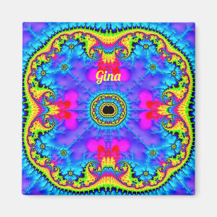 GINA ~ 3D-Fraktal Design Fluoro Shades Magnet
