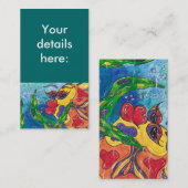 Gina die Goldfisch-Visitenkarten Visitenkarte (Vorne/Hinten)