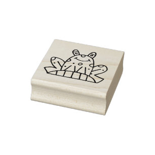 Gina Frosch Gummistempel
