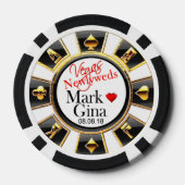 GINA & MARK WEDDING Vegas Casino Chip (Rückseite)