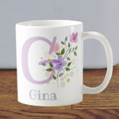 Gina mit Blume Kaffeetasse