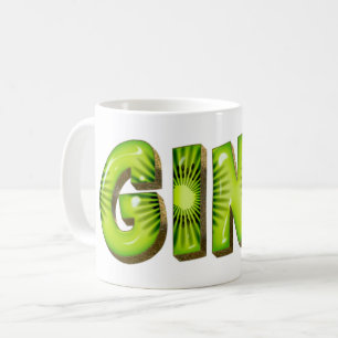 Gina Name Kiwi Style Tasse Teetasse Kaffeetasse
