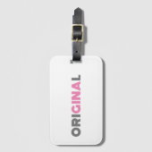 Gina Original Gepäckanhänger (Vorderseite Vertikal)