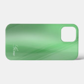 Gina - Shades 2 - anpassen - Green iPhone Case (Rückseite (Horizontal))