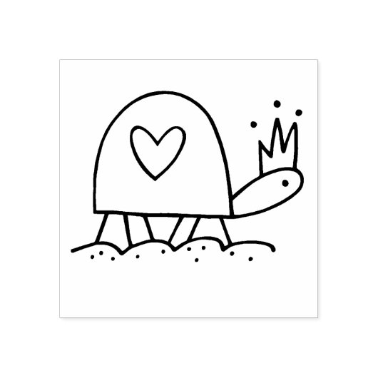 Gina-Turtle Gummistempel (Prägung)