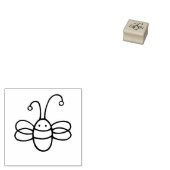 Gina's Bees 1 1x1 in. Gummistempel (Stempel)