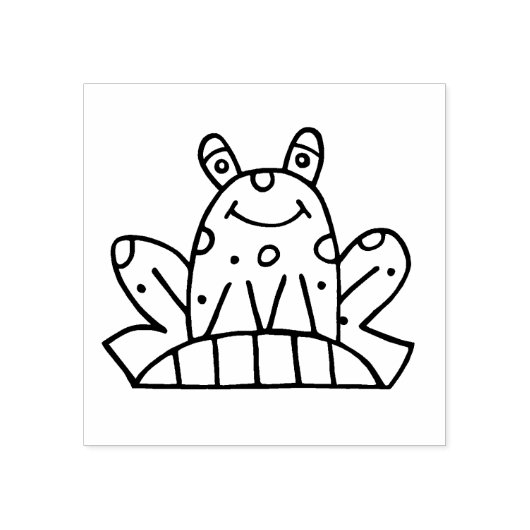 Gina's Frog Gummistempel (Prägung)