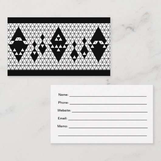 Gineric Visitenkarte (Vorne/Hinten)