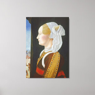 Ginevra Bentivoglio, C. 1474 - 77 Leinwanddruck