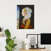 Ginevra Bentivoglio, c. 1474 - 77 Poster (Heimbüro)