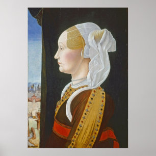 Ginevra Bentivoglio, C. 1474 - 77 Poster