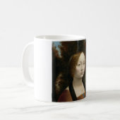 Ginevra de Benci by Leonardo da Vinci Kaffeetasse (Vorderseite Links)