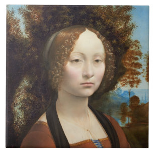 Ginevra de' Benci, C. 1474 - 78 Fliese