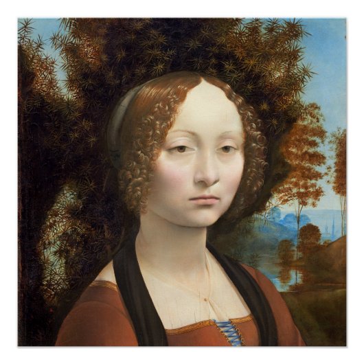 Ginevra de’ Benci, c. 1474-78 Poster (Vorderseite)
