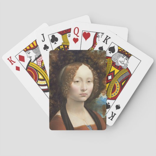Ginevra de' Benci, C. 1474 - 78 Spielkarten (Rückseite)