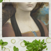 Ginevra de' Benci Leonardo da Vinci Geschirrtuch (Gefaltet)
