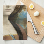 Ginevra de' Benci Leonardo da Vinci Geschirrtuch (Viertel Falte)