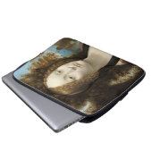 Ginevra de' Benci Leonardo da Vinci Laptopschutzhülle (Vorne Knopf)