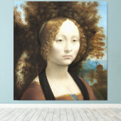 Ginevra de' Benci Leonardo da Vinci Leinwanddruck (Insitu (Holzboden))