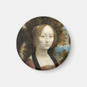 Ginevra de' Benci Leonardo da Vinci Magnet (Vorne)