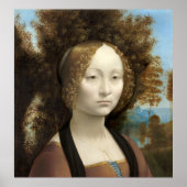 Ginevra de' Benci Leonardo da Vinci Poster (Vorne)