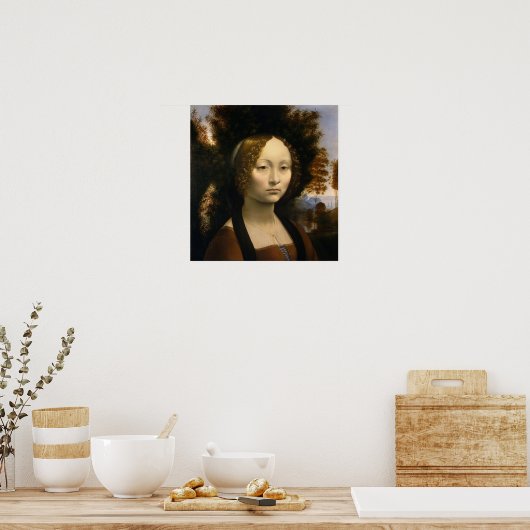 Ginevra de Benci Poster (Küche)